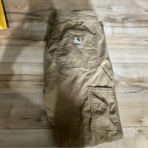 Carhartt Tan Loose Fit Pants